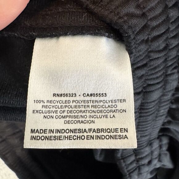 S Jordan Pants‎ Mens L Black Tapered Leg Athletic Elastic Waist Gym Basketball - Picture 8 of 11